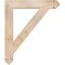 Ekena Millwork Traditional Arts & Crafts Smooth Bracket, Douglas Fir, 3 1/2"W x 24"D x 28"H BKT04X24X28TRA03SDF - alternate 3